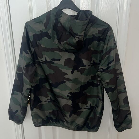 Forever 21 zip up hoody green brown black fatigue - Picture 8 of 8